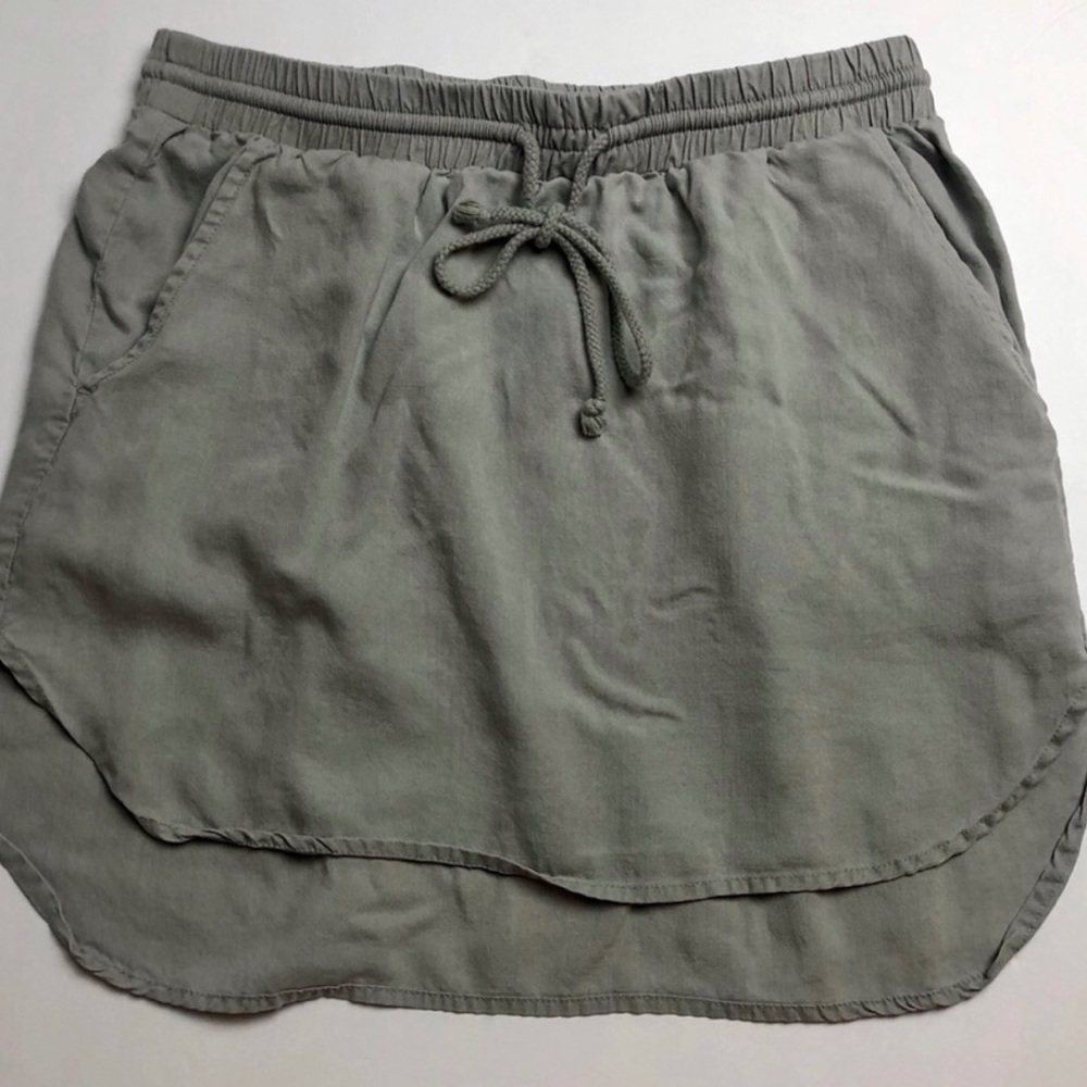 Cloth & Stone Drawstring Tencel Pull On Skirt